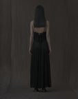 Black Lace Strap Dress