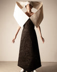 NARRATIVE 4-way transforming piece: dress/headpiece/scarf