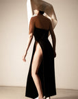 NARRATIVE 4-way transforming piece: dress/headpiece/scarf