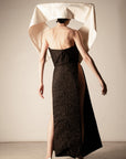 NARRATIVE 4-way transforming piece: dress/headpiece/scarf