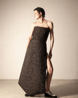 NARRATIVE 4-way transforming piece: dress/headpiece/scarf