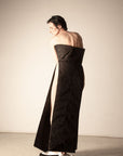 NARRATIVE 4-way transforming piece: dress/headpiece/scarf