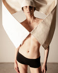 NARRATIVE 4-way transforming piece: dress/headpiece/scarf