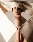 NARRATIVE 4-way transforming piece: dress/headpiece/scarf