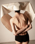 NARRATIVE 4-way transforming piece: dress/headpiece/scarf