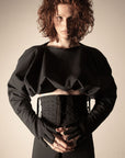 QUOTE 2-way transforming piece: top/bag
