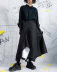 Book Page Structure A-Line Skirt