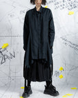 Book Page Structure Long Shirt With Straps