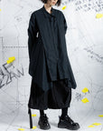 Book Page Structure Long Shirt With Straps
