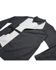 Color-Block Shirt With Flips And Straps