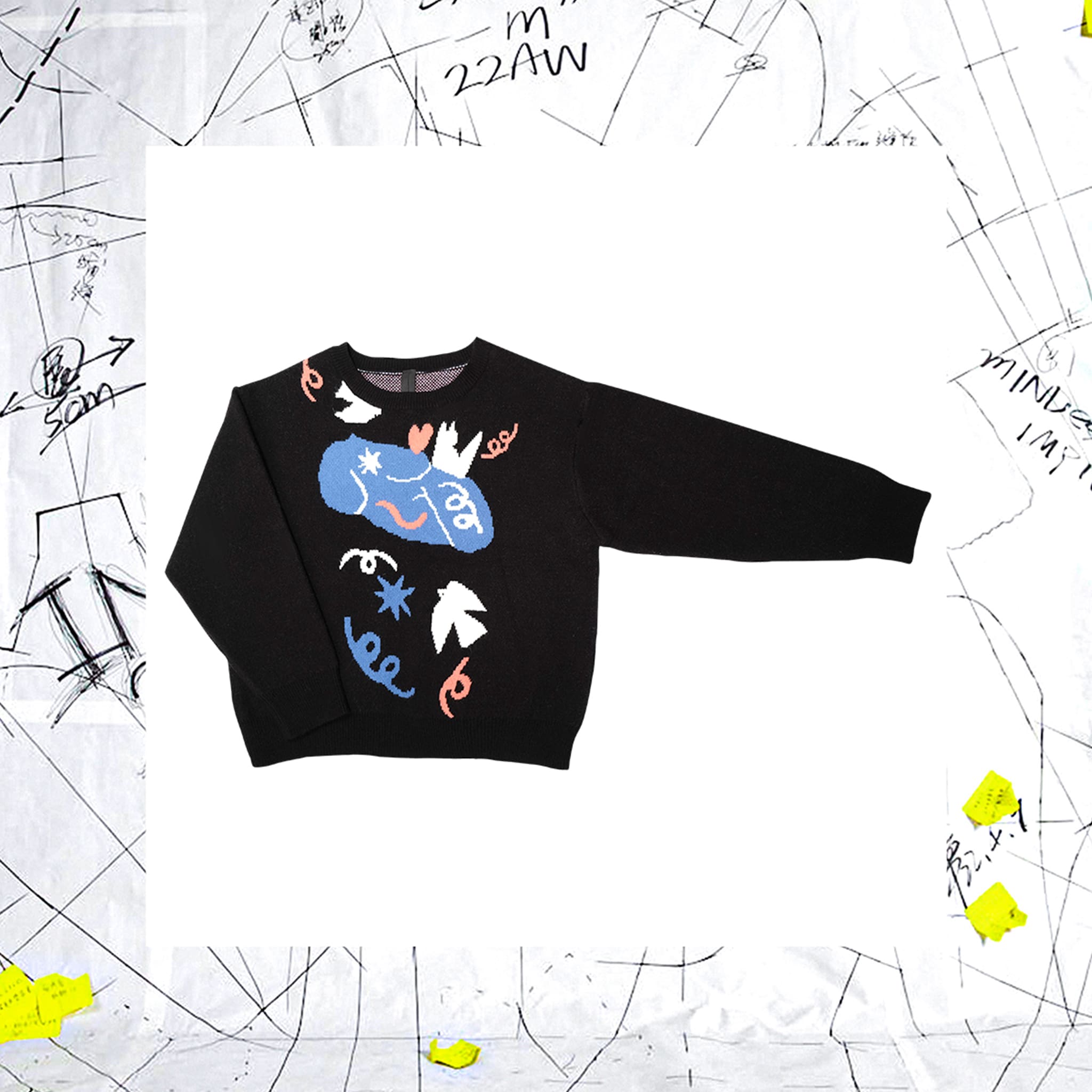Cross Over Sweater - Fantasy