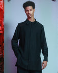 Deconstructed-Collar Shirt