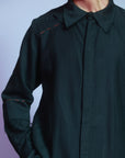 Deconstructed-Collar Shirt