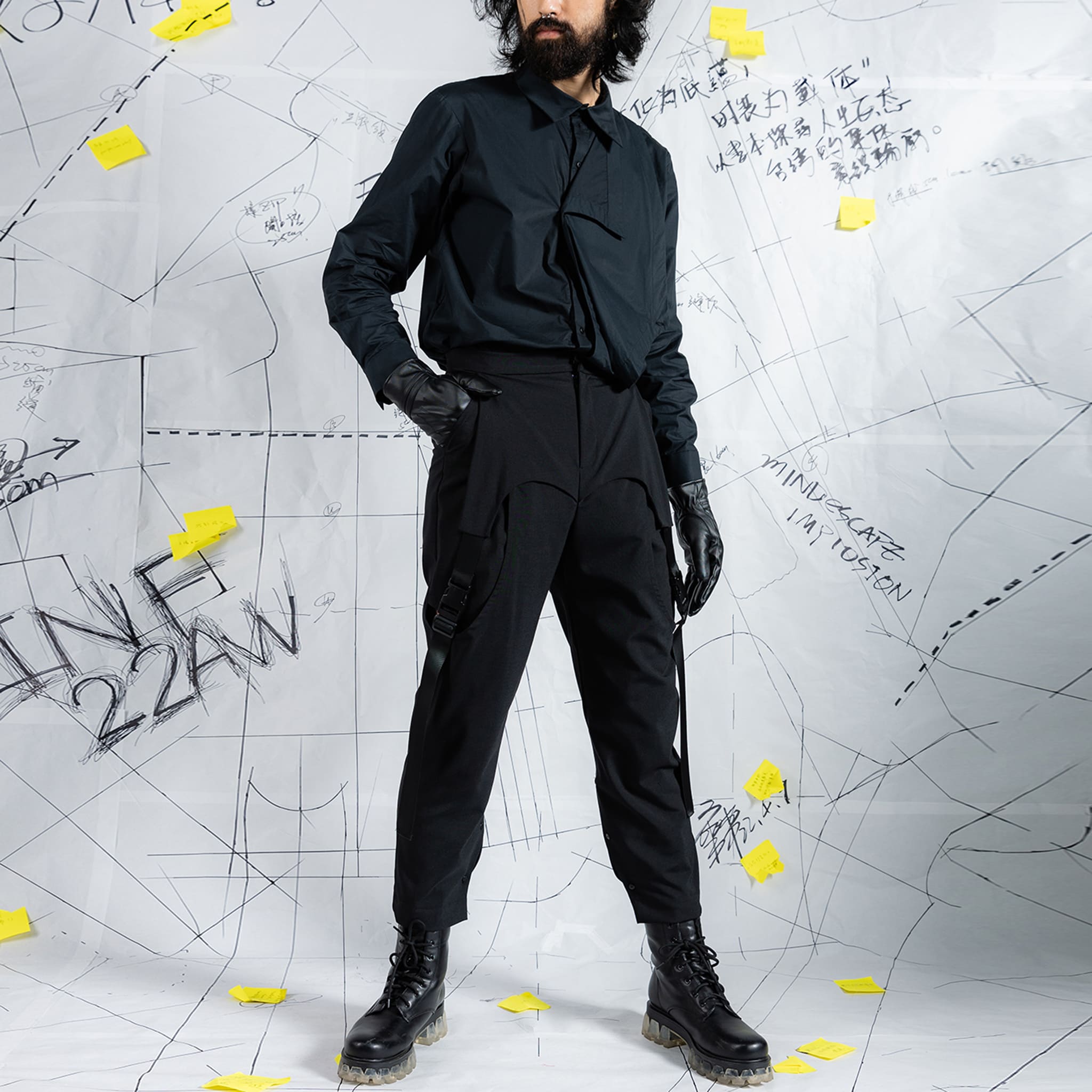 Deconstructed Functional Trousers