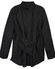 Deconstructed Twisted-Corset Shirt