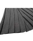 Deconstructed Wide-Leg Skirt Pants With Pleats In Back