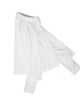 Double Sleeves Deconstructed Short Shirt