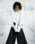 Double Sleeves Deconstructed Short Shirt