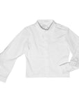 Double Sleeves Deconstructed Short Shirt
