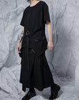 Draping Wide-Sleeve Top