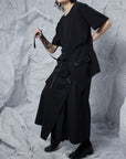 Draping Wide-Sleeve Top