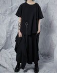 Draping Wide-Sleeve Top