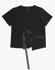 Draping Wide-Sleeve Top