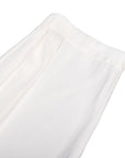 White Harlem Style Pleated Suit Pants