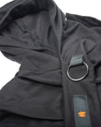 Hollow Neck Layers Hoody Top