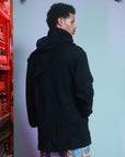 Hollow Neck Layers Hoody Top