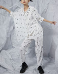INF x “Grand Mother & Her Ghost” Asymmetric Short Sleeve Shirt
