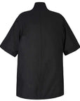 Kimono Style Deconstructed Shirt With Short Sleeves