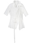 Kimono Style Deconstructed Shirt With Short Sleeves