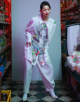 Layers Grunge Printing Shirt