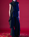 Multi-Layers Draping Sleeveless Shirt