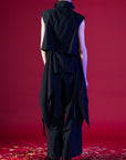 Multi-Layers Draping Sleeveless Shirt