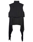 Multi-Layers Draping Sleeveless Shirt