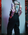 Multi-Pocket Embroidery Overall