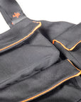 Multi-Pocket Embroidery Overall