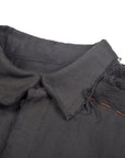 Side Embroidery Grunge Shirt