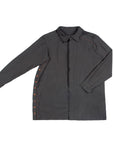 Side Embroidery Grunge Shirt