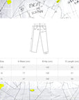 Slim-Cut Multi-Pockets Low-Crotch Pants