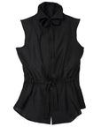 Transforming-Collar Shirt Without Sleeves