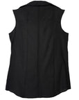 Transforming-Collar Shirt Without Sleeves