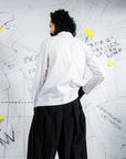 Triple Pleated Deconstructed Shirt