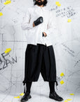 Triple Pleated Deconstructed Shirt