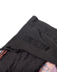 Back Splicing Punk Style Pants