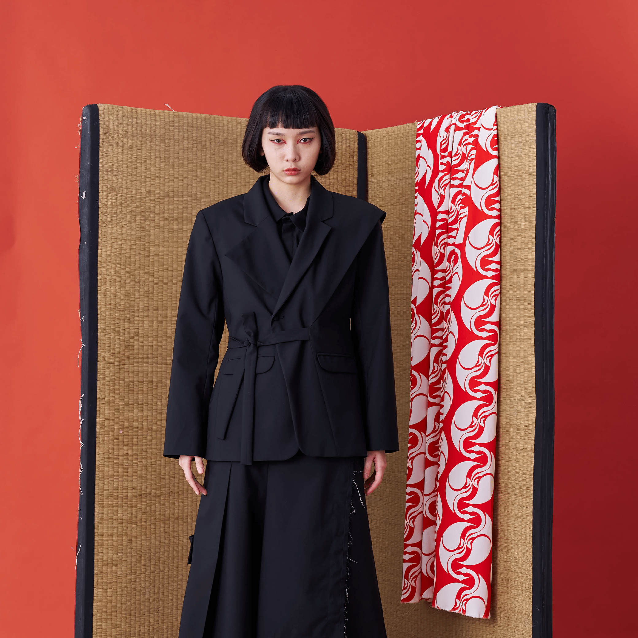 Deconstructed Wrap Tie Suit Jacket - Avant Gardist