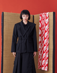 Deconstructed Wrap Tie Suit Jacket - Avant Gardist