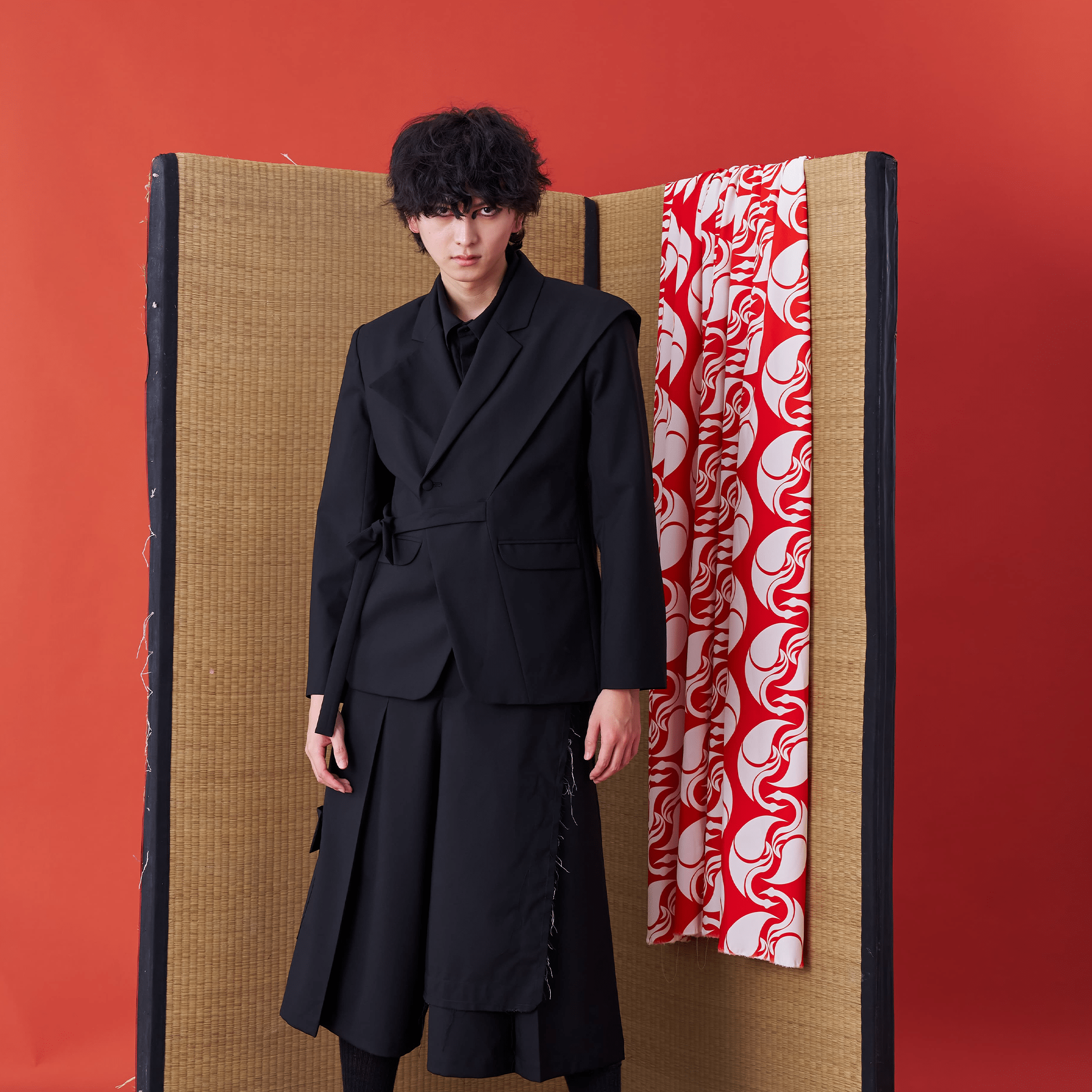 Deconstructed Wrap Tie Suit Jacket - Avant Gardist